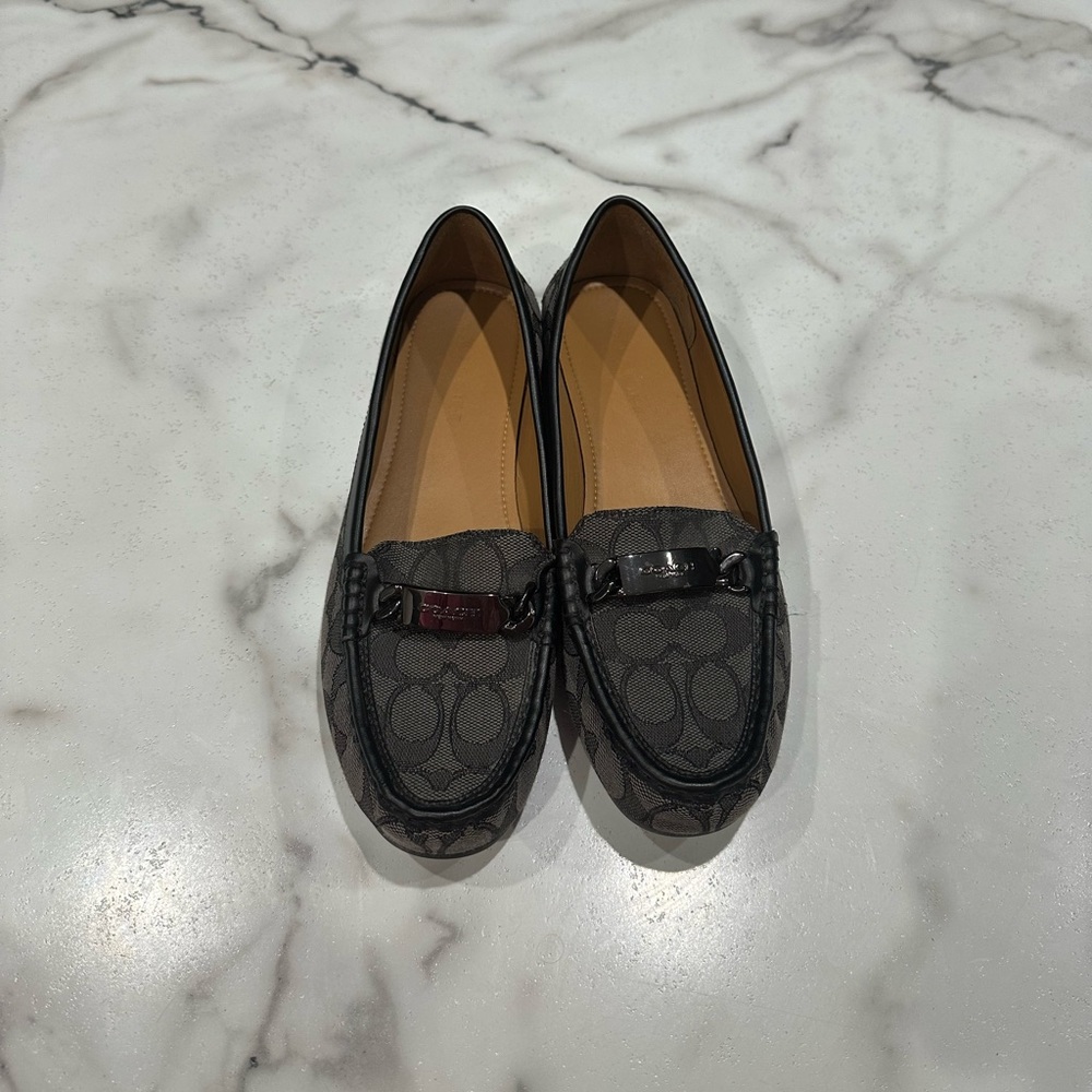 Coach Black Loafers
